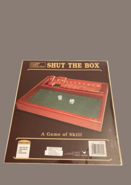 Shut The Box Classic Games Collection Cardinal Skill Game (Factory - NEW)